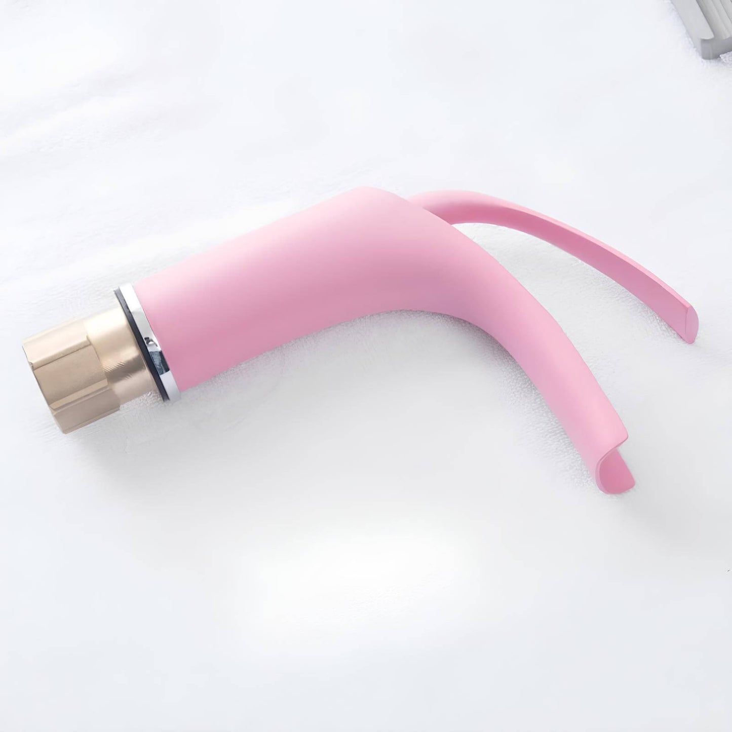 Robinet mitigeur rose en laiton – mitigeur cascade pour lavabo
