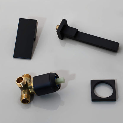 Robinet mural avec bec orientable
