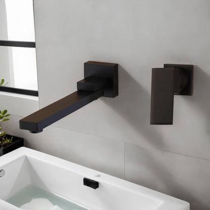 Robinet mural avec bec orientable