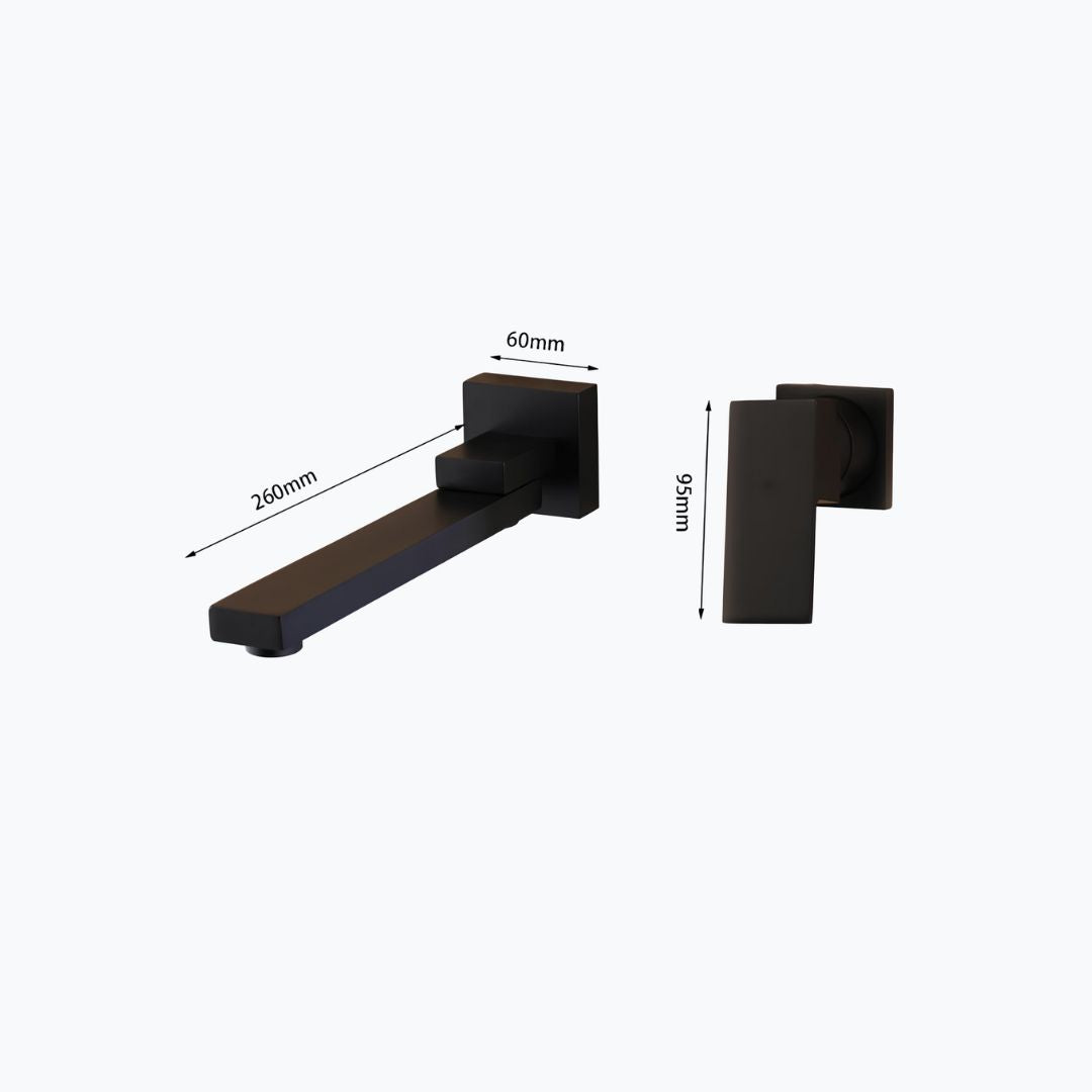 Robinet mural avec bec orientable