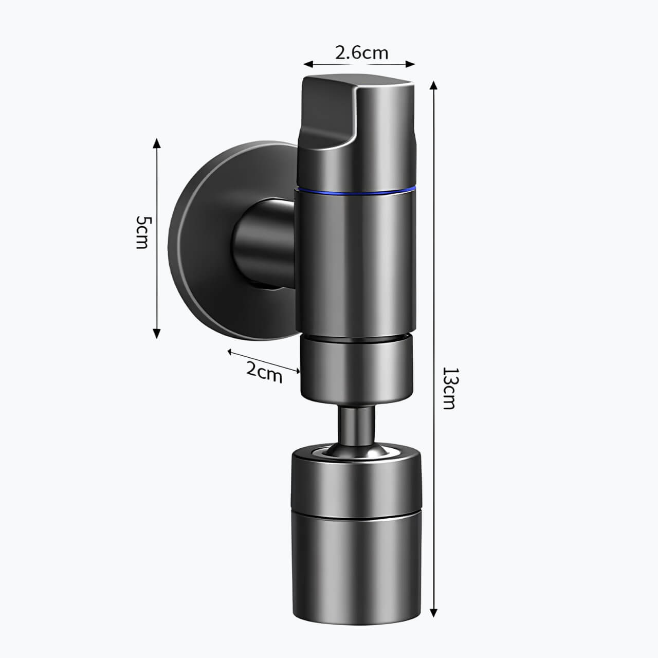 Robinet mural compact – Eau froide