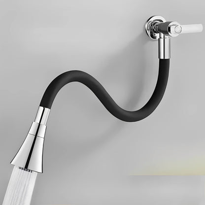 Robinet mural cuisine - Flexible pivotant 360° - Eau froide