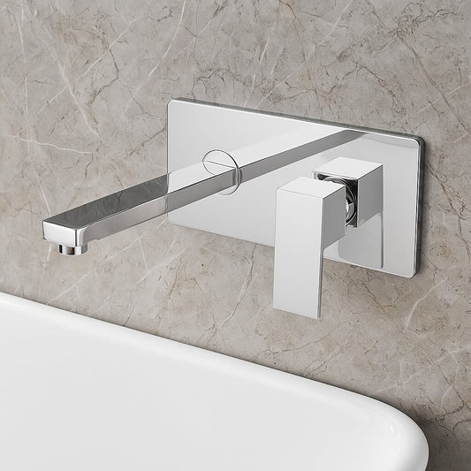 Robinet mural design rectangle