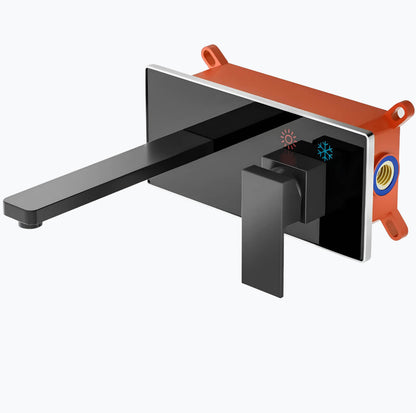 Robinet mural design rectangle