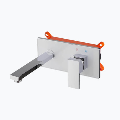Robinet mural design rectangle