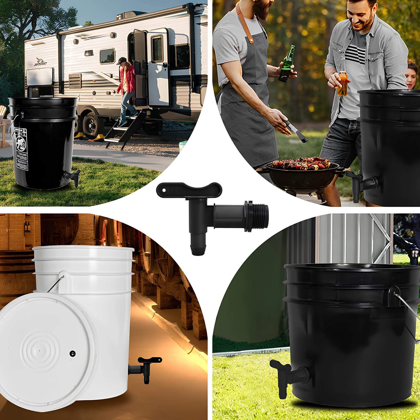 Robinet pour cuve de jardin