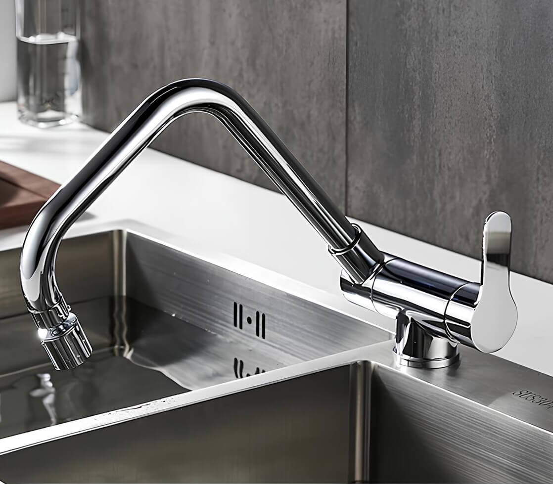 Robinet rabattable – Flexible & compact