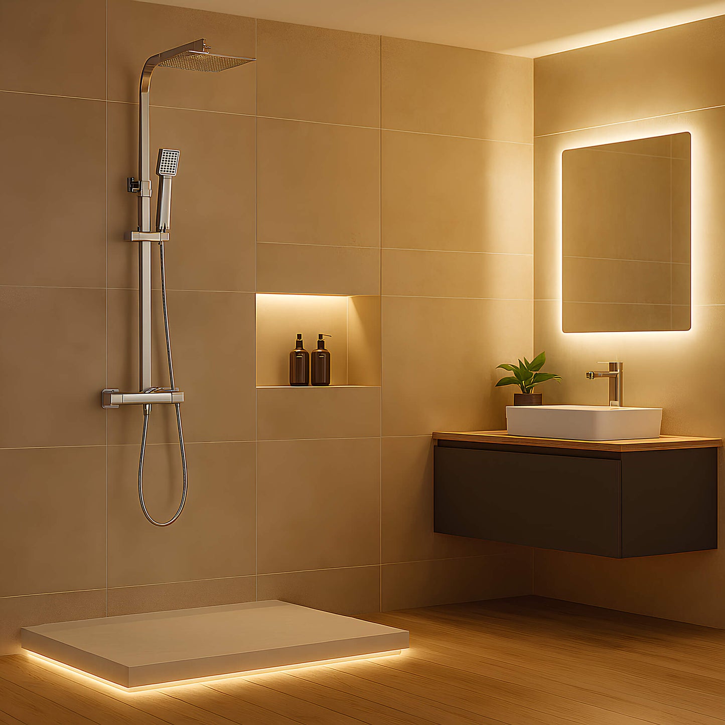 Robinet thermostatique ensemble de douche