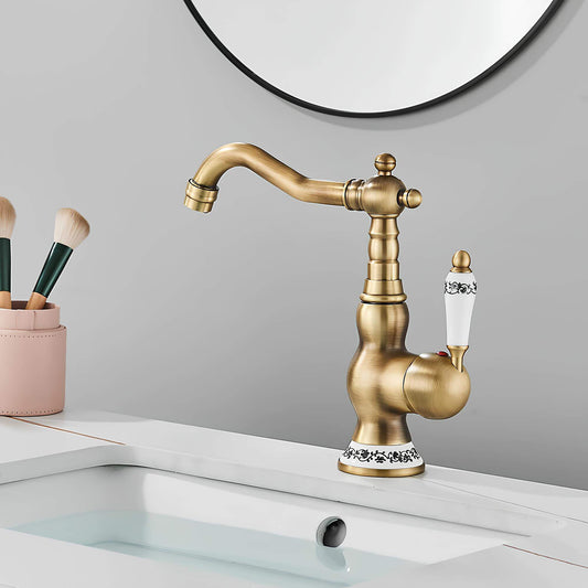 Robinet lavabo Style Rétro