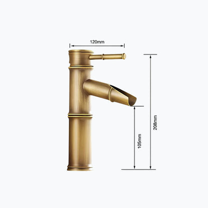 Robinet vasque style bambou - design classique